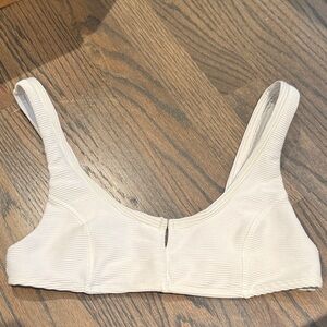RVCA Cream Bathing Suit Top